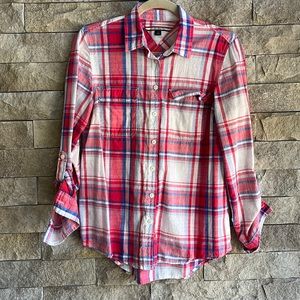Tommy Hilfiger cotton plaid shirt